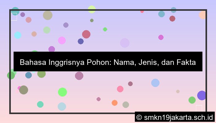 gambar bahasa inggrisnya pohon