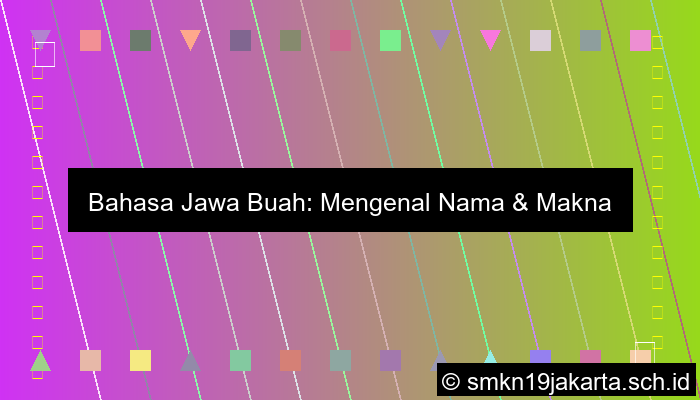 visual bahasa jawa buah