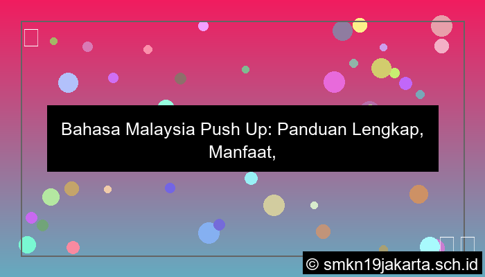 bahasa malaysia push up