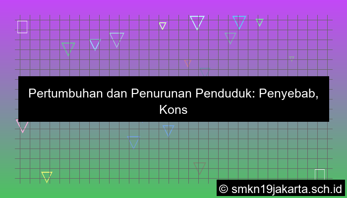 grafik bertambah dan berkurangnya penduduk