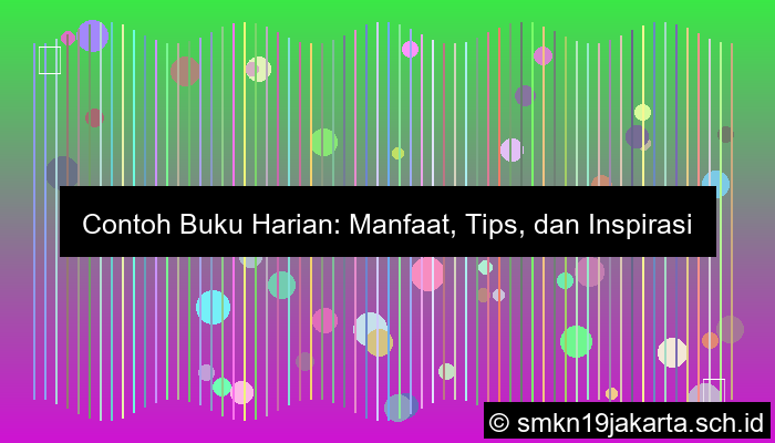 contoh buku harian