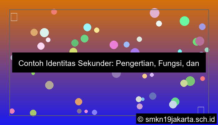 grafik contoh identitas sekunder