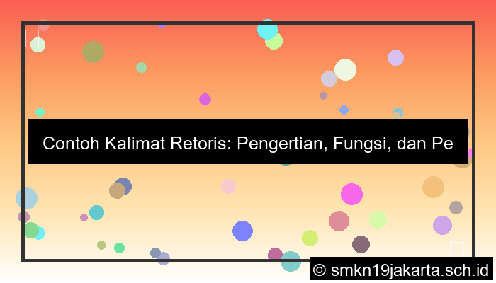 contoh kalimat retoris