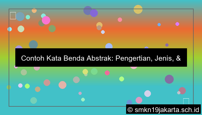 desain contoh kata benda abstrak