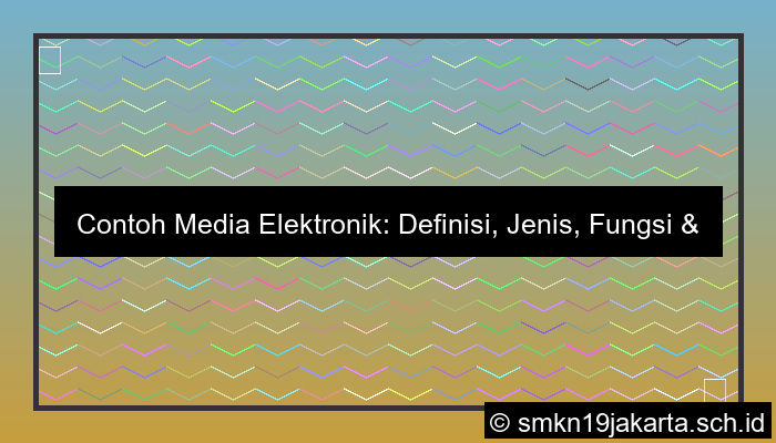 contoh media elektronik