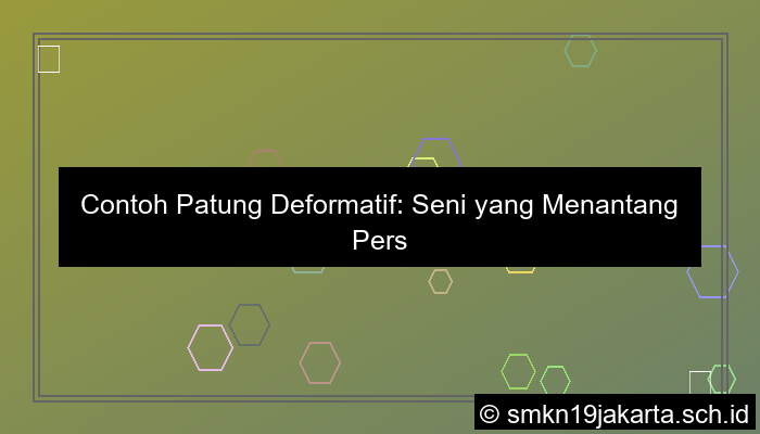 grafik contoh patung deformatif