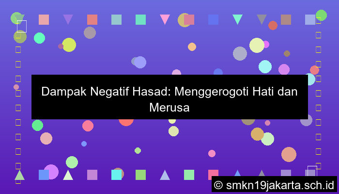 visual dampak negatif hasad