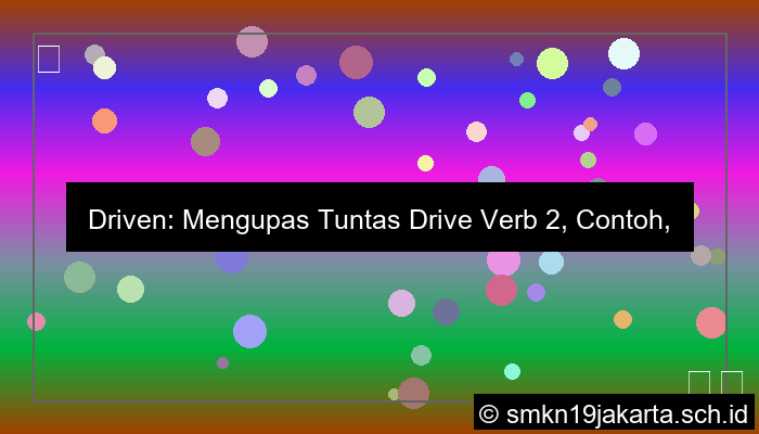 ilustrasi drive verb 2