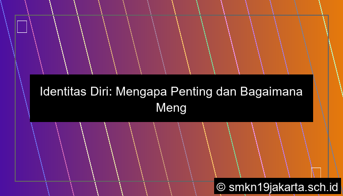 grafik identitas diri adalah