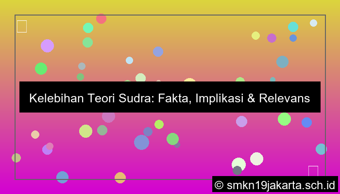 ilustrasi kelebihan teori sudra