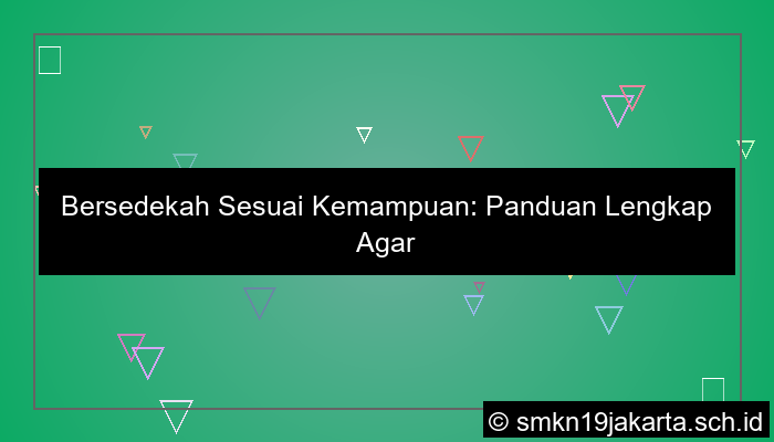 visual kita bersedekah sesuai dengan