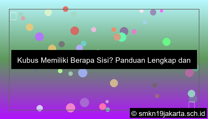 kubus memiliki berapa sisi