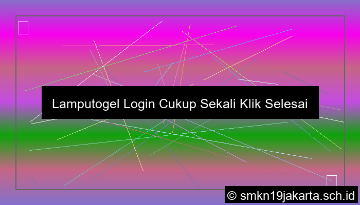 visual Lamputogel Login Cukup Sekali Klik Selesai