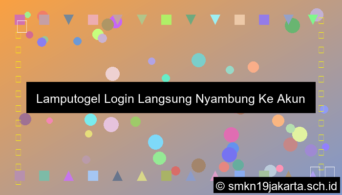 desain Lamputogel Login Langsung Nyambung Ke Akun