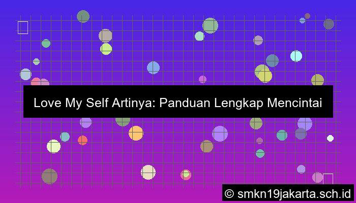grafik love my self artinya