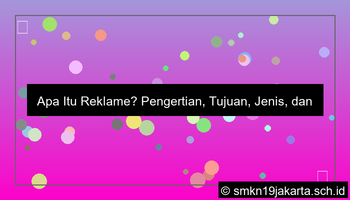 visual menurutmu apa itu reklame