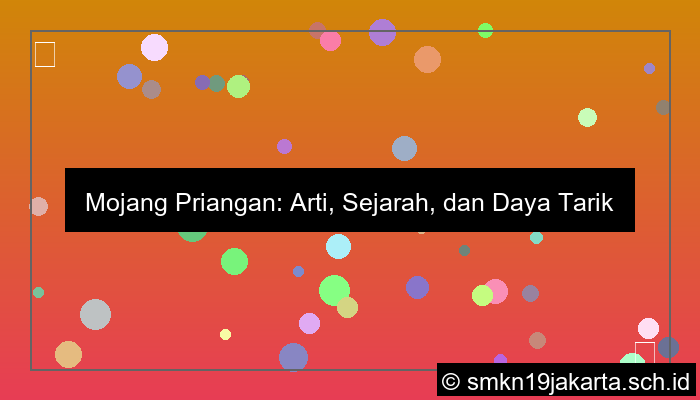 gambar mojang priangan artinya