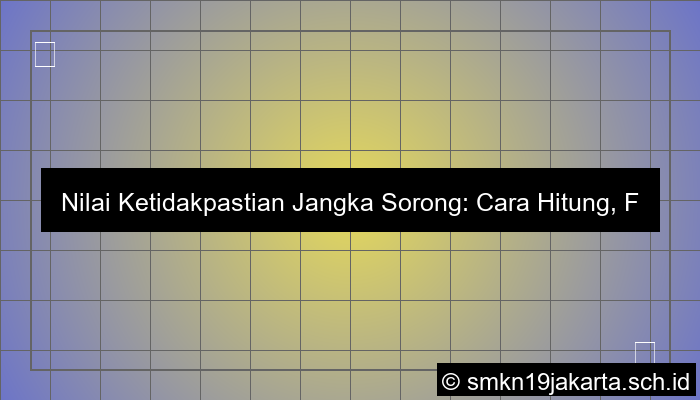 nilai ketidakpastian jangka sorong