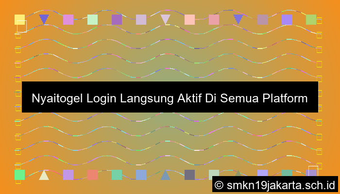 Nyaitogel Login Langsung Aktif Di Semua Platform