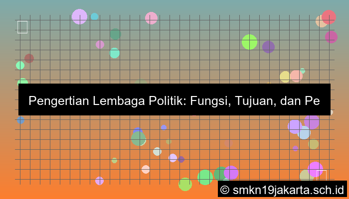 visual pengertian lembaga politik