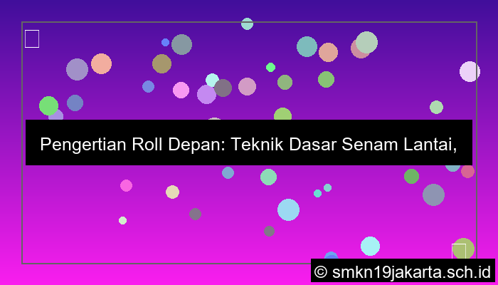 grafik pengertian roll depan