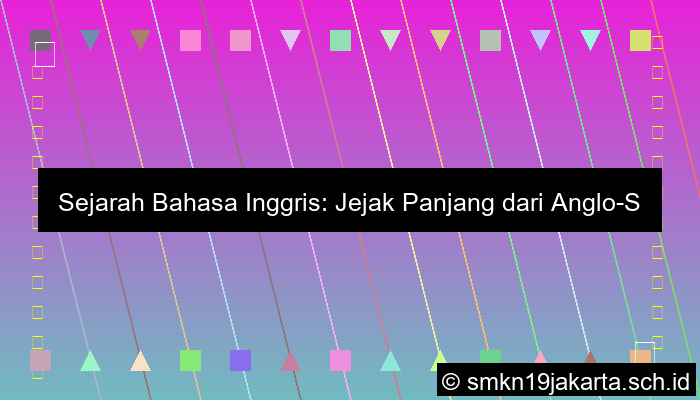 desain pertama kali bahasa inggris