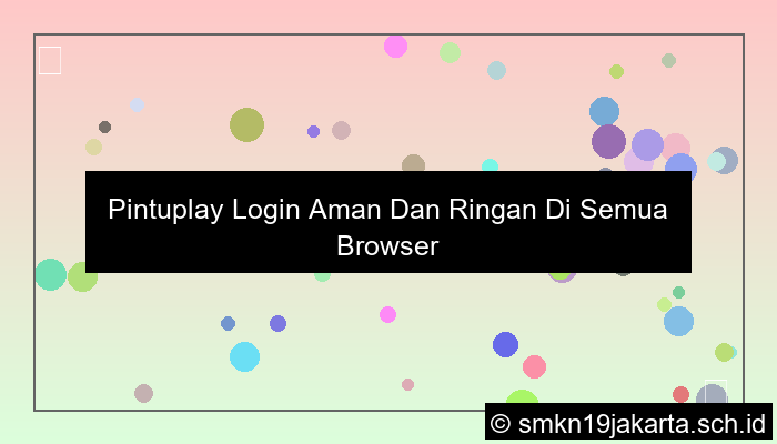 desain Pintuplay Login Aman Dan Ringan Di Semua Browser