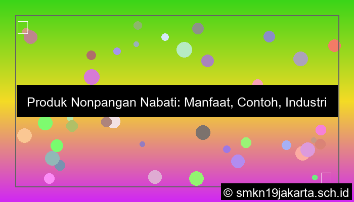 gambar produk nonpangan nabati