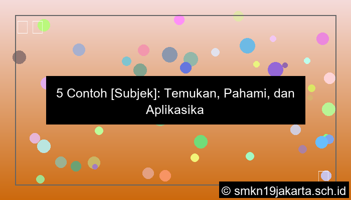 sebutkan lima contoh