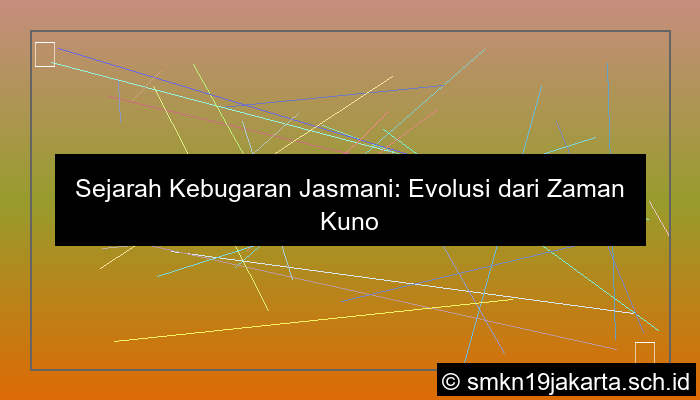 sejarah kebugaran jasmani