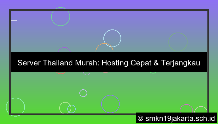 gambar server thailand murah