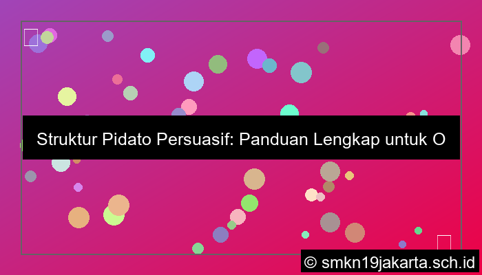 struktur pidato persuasif