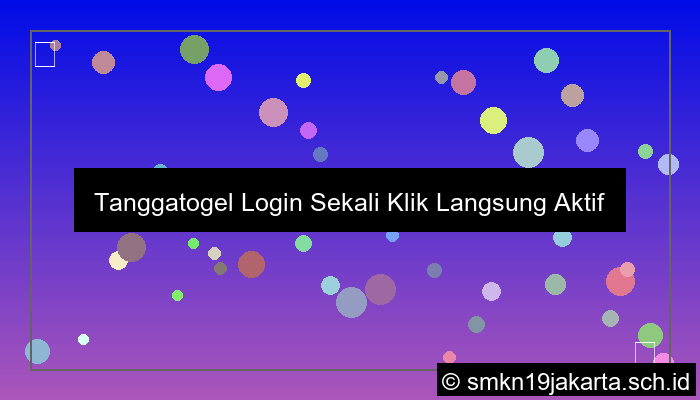 desain Tanggatogel Login Sekali Klik Langsung Aktif