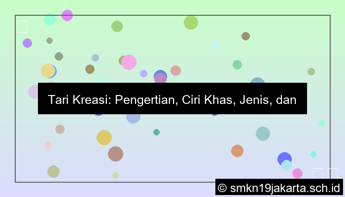 visual tari kreasi adalah