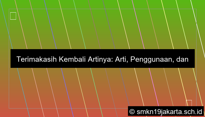 visual terimakasih kembali artinya