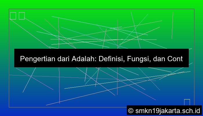 tuliskan pengertian dari