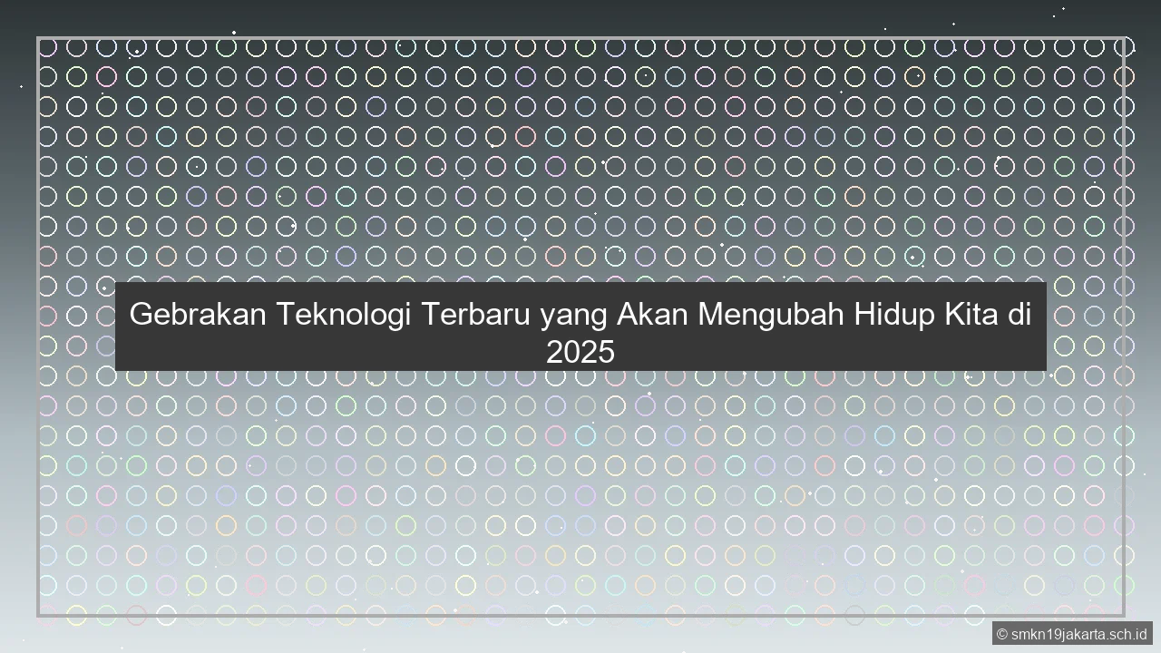 Teknologi Terkini 2025