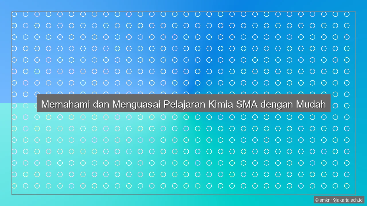 Pelajaran Kimia Sma