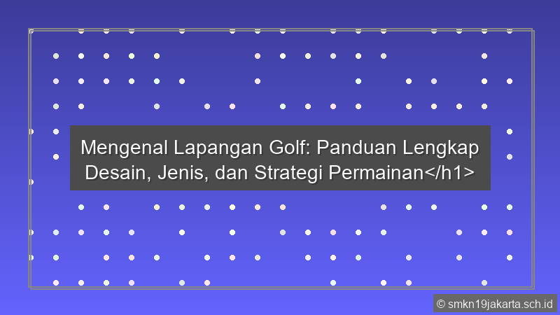 Golf Lapangan