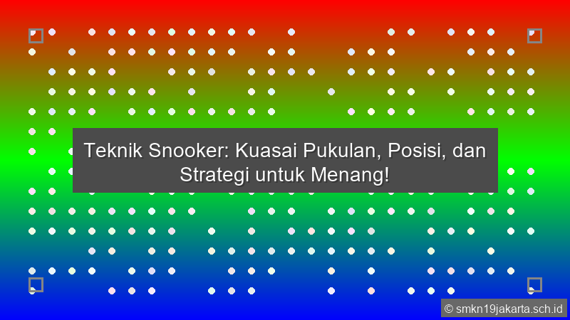 Snooker Teknik
