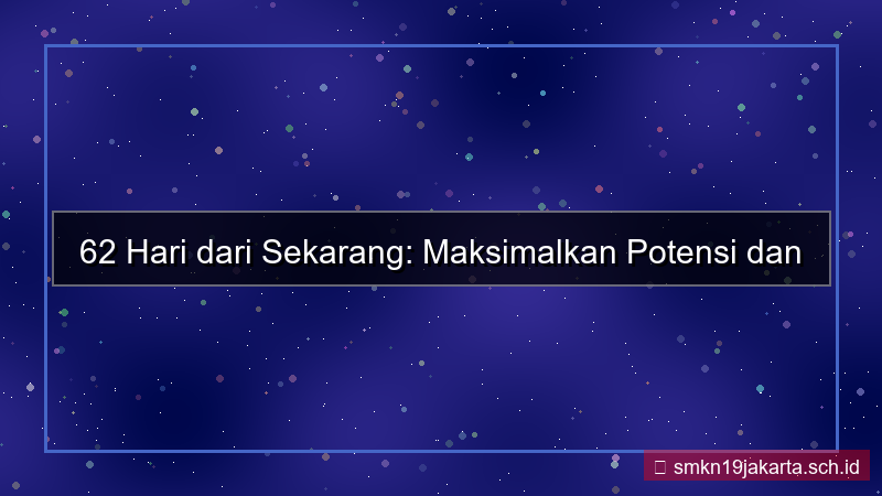 desain 62 hari dari sekarang