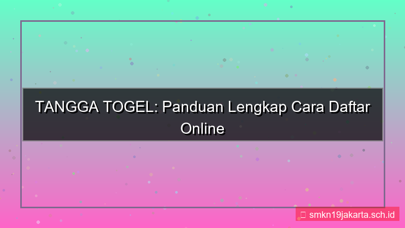 gambar cara daftar TANGGA TOGEL online