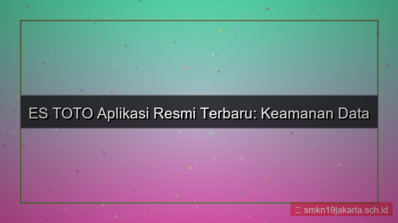 tampilan ES TOTO aplikasi resmi terbaru