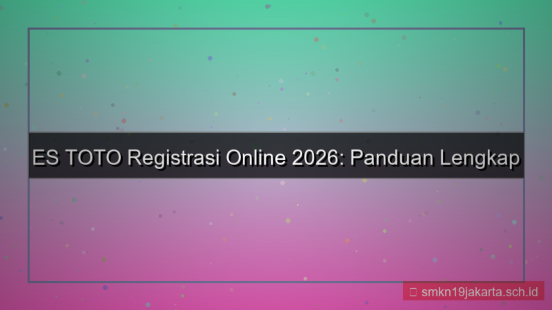 gambar ES TOTO registrasi online 2026