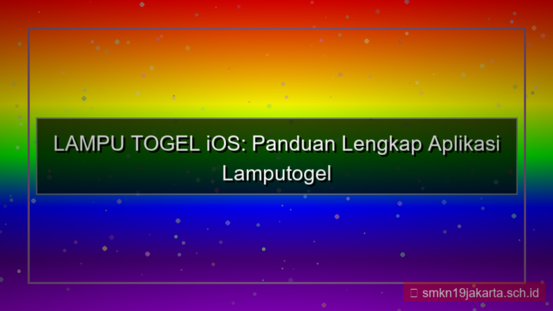 LAMPU TOGEL app ios lamputogel