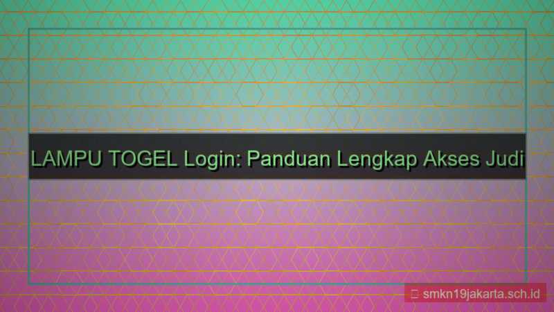 desain LAMPU TOGEL login melalui browser hp
