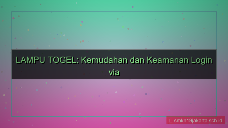 gambar LAMPU TOGEL login pakai facebook