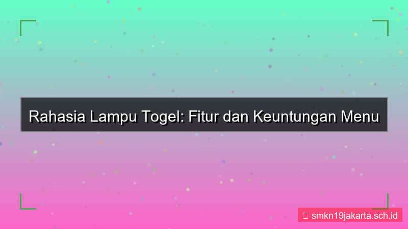 gambar LAMPU TOGEL menu khusus vip