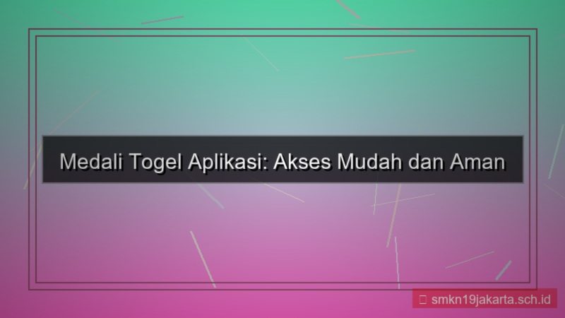 visual MEDALI TOGEL akses via aplikasi