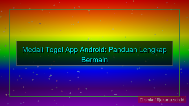 MEDALI TOGEL app android medalitogel